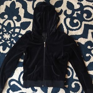 Velour zip-up